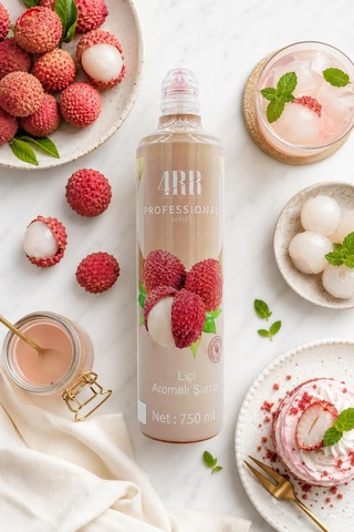 4rr Liçi Aromalı Şurup 750 Ml