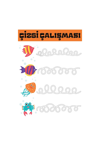 Okul Öncesi En Süper Çizgi Çalışmaları Yaz-sil