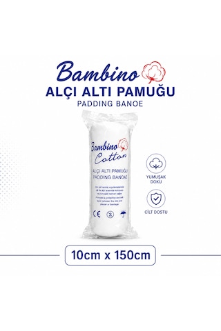 Bambino Alçı Altı Pamuğu 10cm 150cm 5 Adet