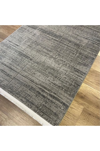 Hoom Rugs Aria 1107 Antrasit Modern Yıkanabilir Halı Antrasit