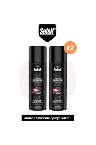 Selsil Motor Temizleme Spreyi 2 x 200 ML
