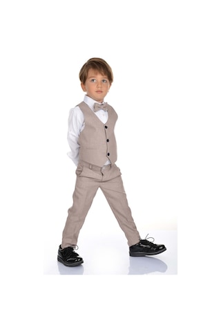 Mnk Baby & Kids Yelekli Erkek Çocuk Takım Elbise