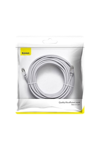 Baseus High Speed Six Types Of Rj45 Gigabit Ethernet Kablosu Rou 15 M Gri