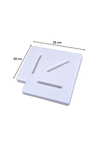 20 CM Taşma Izgarası Köşe Parçası 90°