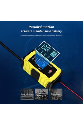 Tenfowee 180w Akıllı Tamir Şarj Cihazı - 12v/24v Otomatik, Kurşun Asit Piller İçin, Fan Soğutmalı, Çoklu Koruma