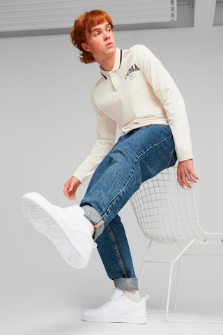 Puma 392328 Rebound V6 Low Erkek Sneaker Günlük Spor Ayakkabı Beyaz