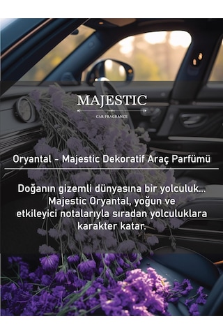 Majestic Oto Kokusu Oryantal 7 Ml - Dekoratif Araç Parfümü