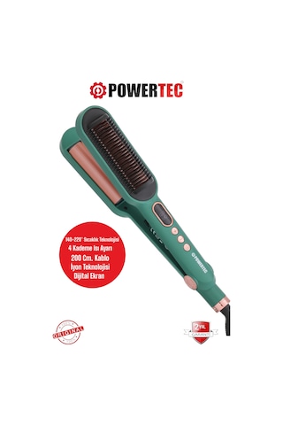 Powertec TR-2820 Fırçalı Dalgalı Ionic Saç Düzleştirici