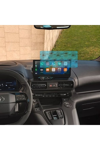 Toyota Proace City 2024 2025 2026 Multimedya Nano Ekran Koruyucu