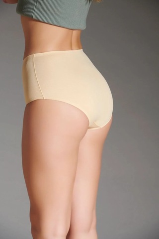 Eros Kadın Lazer Kesim Silikonlu Bato Slip Ten 001