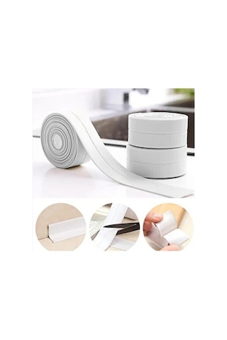 Beyaz Su Sızdırmaz Lavabo Kenar Bandı 3.2m 5332