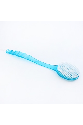 Maiyame Uzun Saplı Plastik Duş Fırçası: Yumuşak Tüylerle Vücut Temizliği, Masaj Ve Ölü Cilt Kaldırma - Islak Veya Kuru Kullanım Mavi