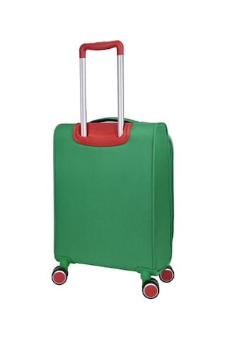 Benetton Kumaş Valiz Kabin Boy Yeşil