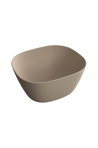 VitrA Plural Yüksek Çanak Lavabo 45 CM Mat Kil Beji 7811B474-0016