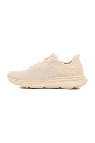 Walk Bej Fileli Hafif Erkek Spor Ayakkabı U06e M