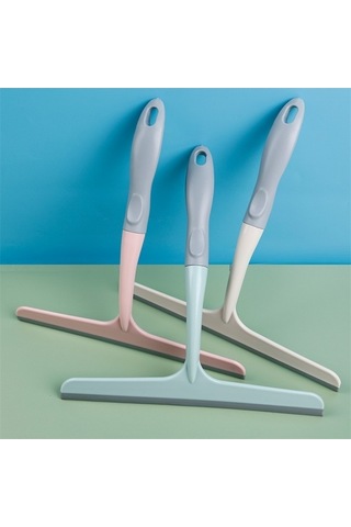 Prestigegoods Silikon Kaymaz Pencere Kazıyıcı Çok Fonksiyonlu Banyo Ev Güçlü Temizlik Cam Silecek