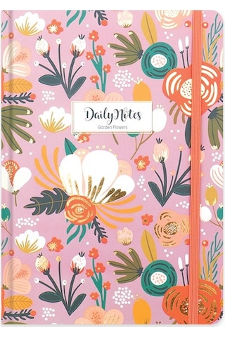 Keskin Color A5 Çizgili Defter Daily Notes Bubbles - Yeşil N11.201 Yeşil
