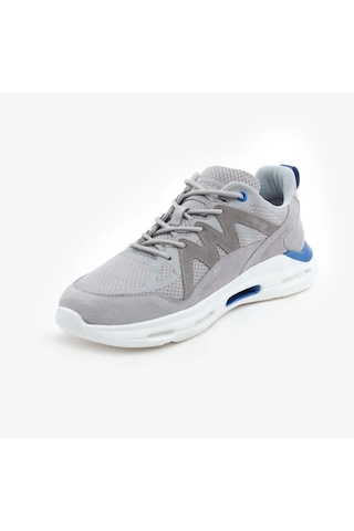 Greyder 18400 A.gri Hakiki Deri Erkek Sneaker Spor Ayakkabı Gri