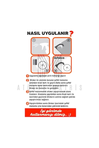 Görmedim Duymadim Bilmiyorum 3 Kurukafa Sticker Otomobil Motosiklet Cam Ayna