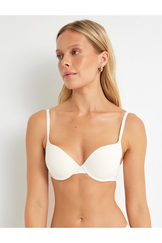 Koton Push Up Sütyen Dolgulu Balenli Destekli Basic Ekru 5wlk10006mk Ekru