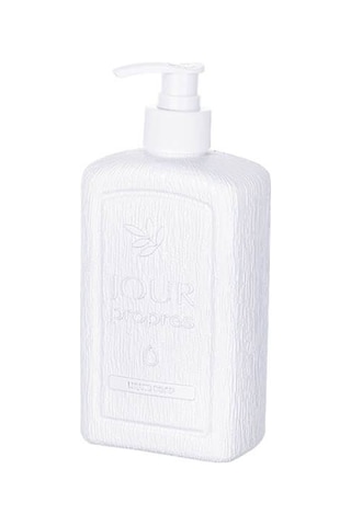 Plastik Sıvı Sabunluk 500 Ml Beyaz