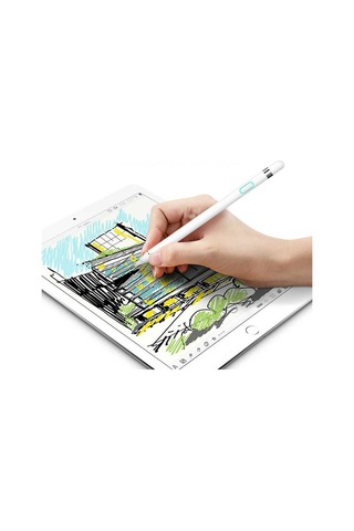 Wiwu P339 Active Stylus Pencil Dokunmatik Kalem Tüm Cihazlar ile uyumlu Çizim Kalemi - ZORE-218308 Beyaz