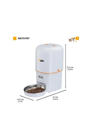 Ferplast Risto Pet Otomatik Kedi Ve Köpek Mama Kabı 4lt