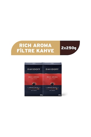 Rich Aroma Filtre Kahve 2x250 Gr. Filtre Kağıdı