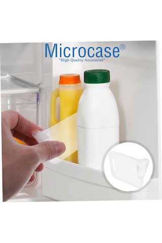 Microcase Sert Plastik Buzdolabı Bölüm Düzenleyici Ayracı Buzdolabı Organizatörü-al5272 8 Adet Beyaz