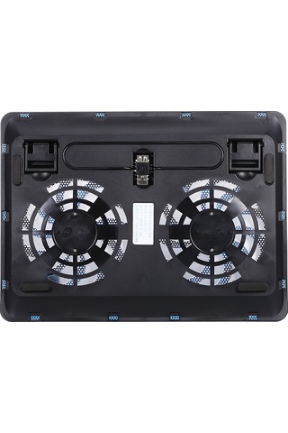 Reedark 17 İnç Altı Notebook Soğutucu, İki Fanlı Tasarım, İki Usb Besleme, Mavi Renk, Abs+demir Ağı Malzeme
