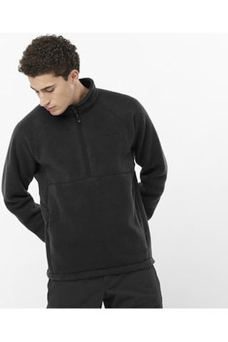 Salomon C22838 Chroma Fleece Pullov Hz Erkek Polar - Siyah Siyah