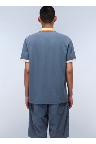 Napapijri Açık Mavi Erkek Relaxed Fit T-shirt Np0a4ılyg1y1-e-murlo Ss Gri