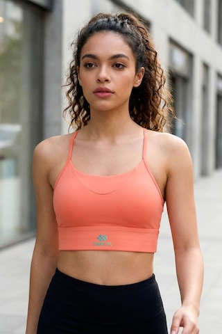 Tommy Life Mercan Standart Fit Baskılı Sırt Detaylı Kadın Spor Büstiyer - 97300