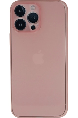 Apple, Uyumlu iPhone 13 Pro Max Kılıf Pp Ultra İnce Kapak - Pembe