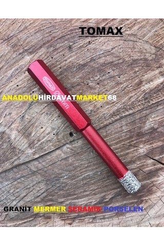 Tomax 6mm Granit Mermer Delme Panç Porselen Elmas Delici