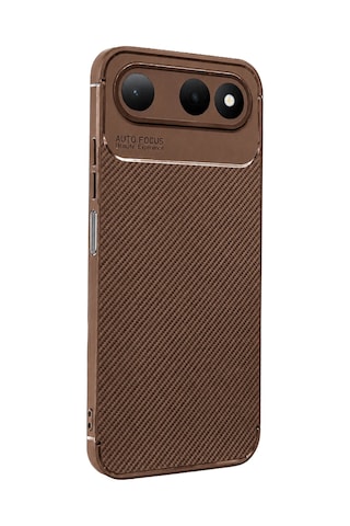 Tecno Spark 50 5g Auto Focus Karbon Kapak - Kahverengi Çokrenkli 11147012