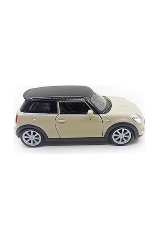 Welly 1 38 Mini Cooper New Mini Hatch Çek Bırak Model Araba Krem