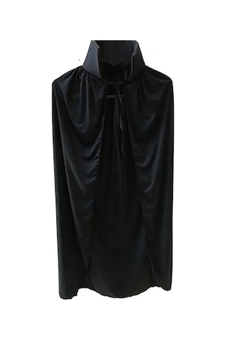 Magicool Siyah Yakalı Pelerin - Vampir Pelerin - Dracula Pelerin 90 Cm Çok Renkli