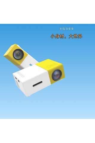 Springsun Film Projektörü Yg300 Projektör Ev Led Taşınabilir Küçük Projektör