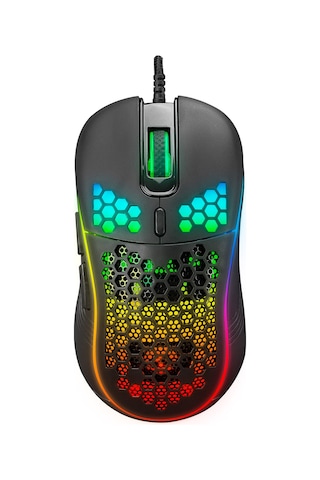Everest SM-G66 X-HOLE Usb 7D Optik 8000 DPİ LED Işıklı Gaming Oyuncu Mouse