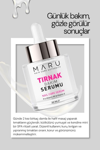 Maru El Ayak Tırnak Besleyici, Koruyucu Bakım Serumu 20 ML