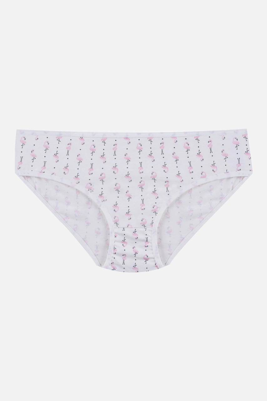 Koza İç Giyim Kız Çocuk 3'lü Penguen Desenli Slip 1050 Pembe