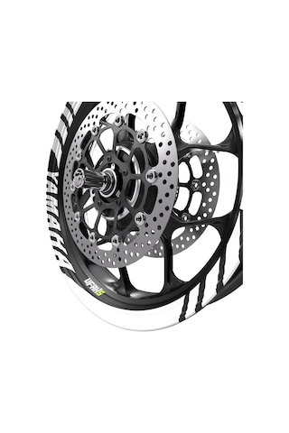 Yamaha R25 Geniş Jant Şeridi Beyaz