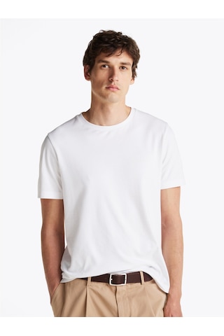 Lıght Interlock Tee Erkek Beyaz T-shirt - Mw0mw37508 Beyaz