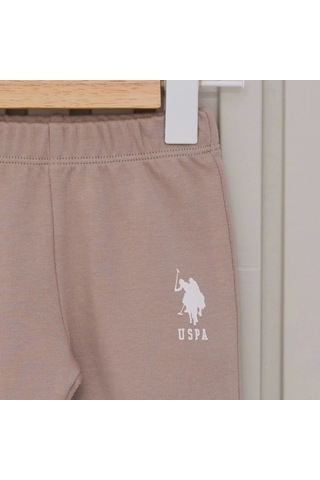 U.S. Polo Assn. Erkek Bebek Patikli 3'lü Takım Usb2018 Krem Krem