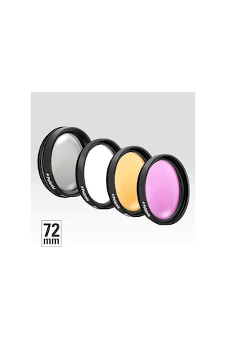 Polaroid Filtre Kit 72 MM 4'lü