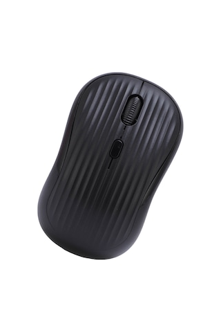 Mufunye Kablosuz Bluetooth 2.4g Çift Modlu Şarj Edilebilir Sessiz Fare - 800/1200/1600 Dpı - Telefon, Tablet, Laptop Uyumlu - Siyah