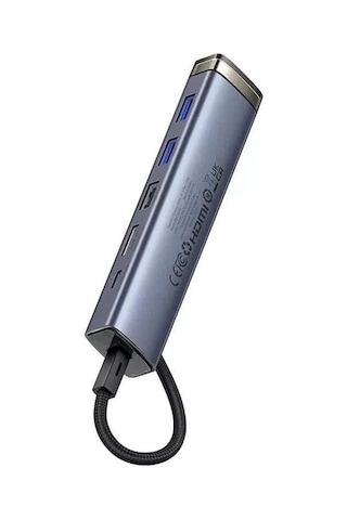 Ultrajoy Series 6-port Hub Aır Space Grey Acı Kahverengi
