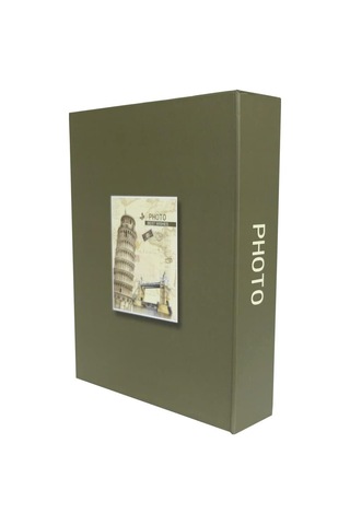 Rabsev Fotoğraf Albümü 10x15cm 200 Lük Pisa Kulesi Desenli Anı Albümü