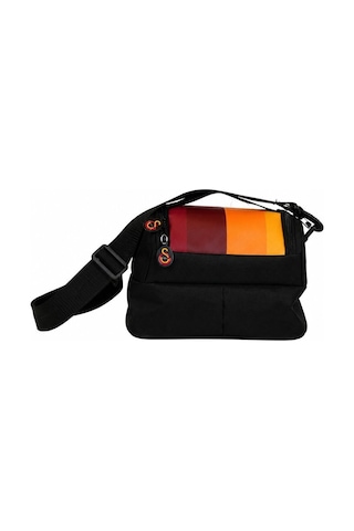 Galatasaray Lisanslı Erkek Çocuk Victor Osimhen Siyah - Kırmızı Okul Beslenme Çantası - 26906 Çok Renkli